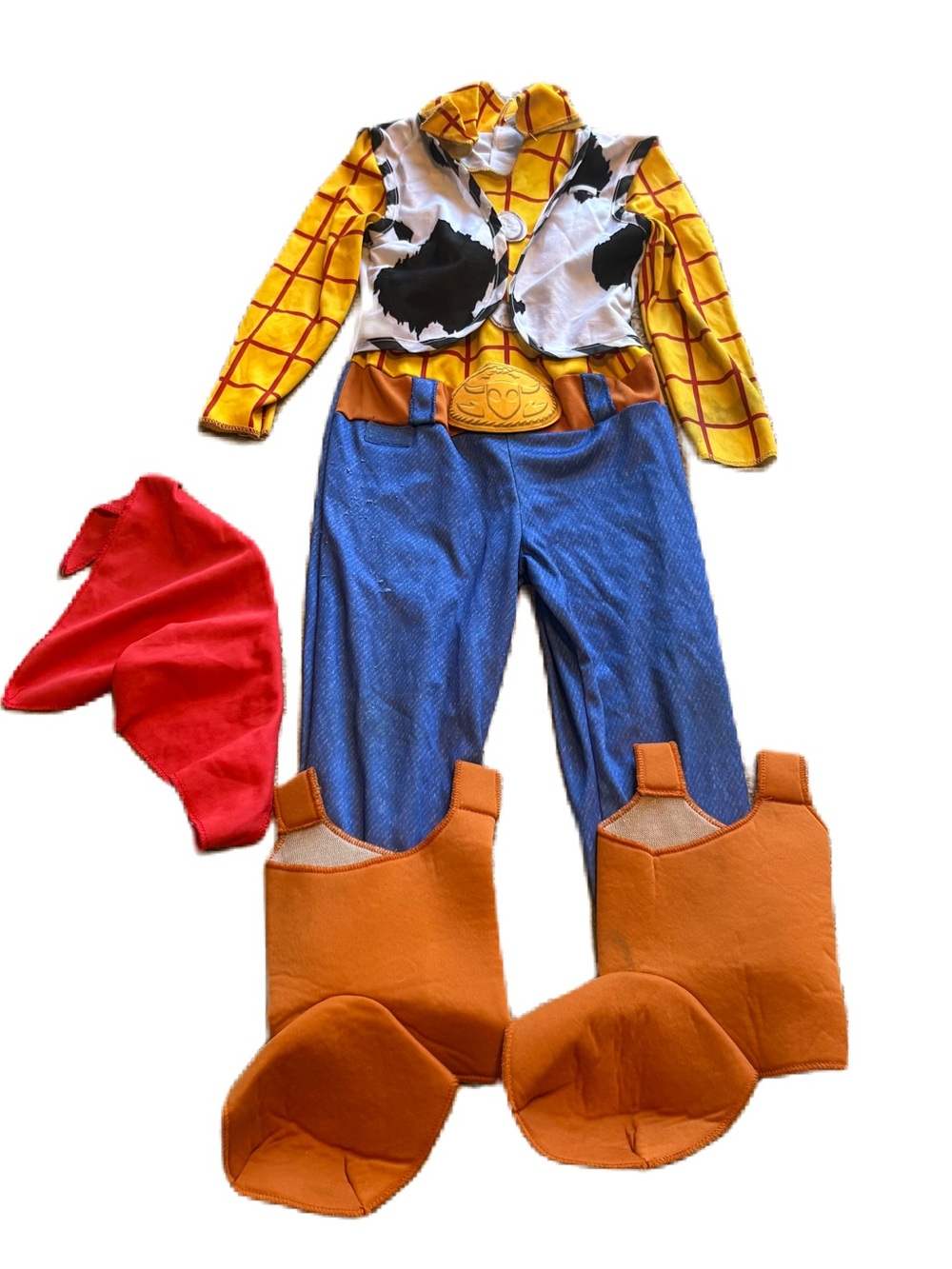 Disney Woody Costume Halloween 3T 4T World Land Cruise Toy Story Cowboy